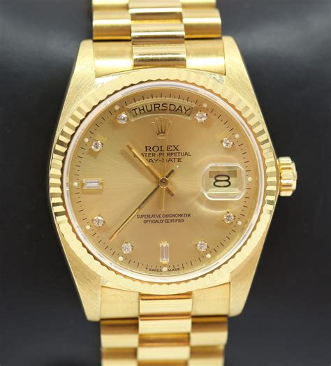 rolex day date 18038 diamond|Rolex 18038 oyster perpetual datejust.